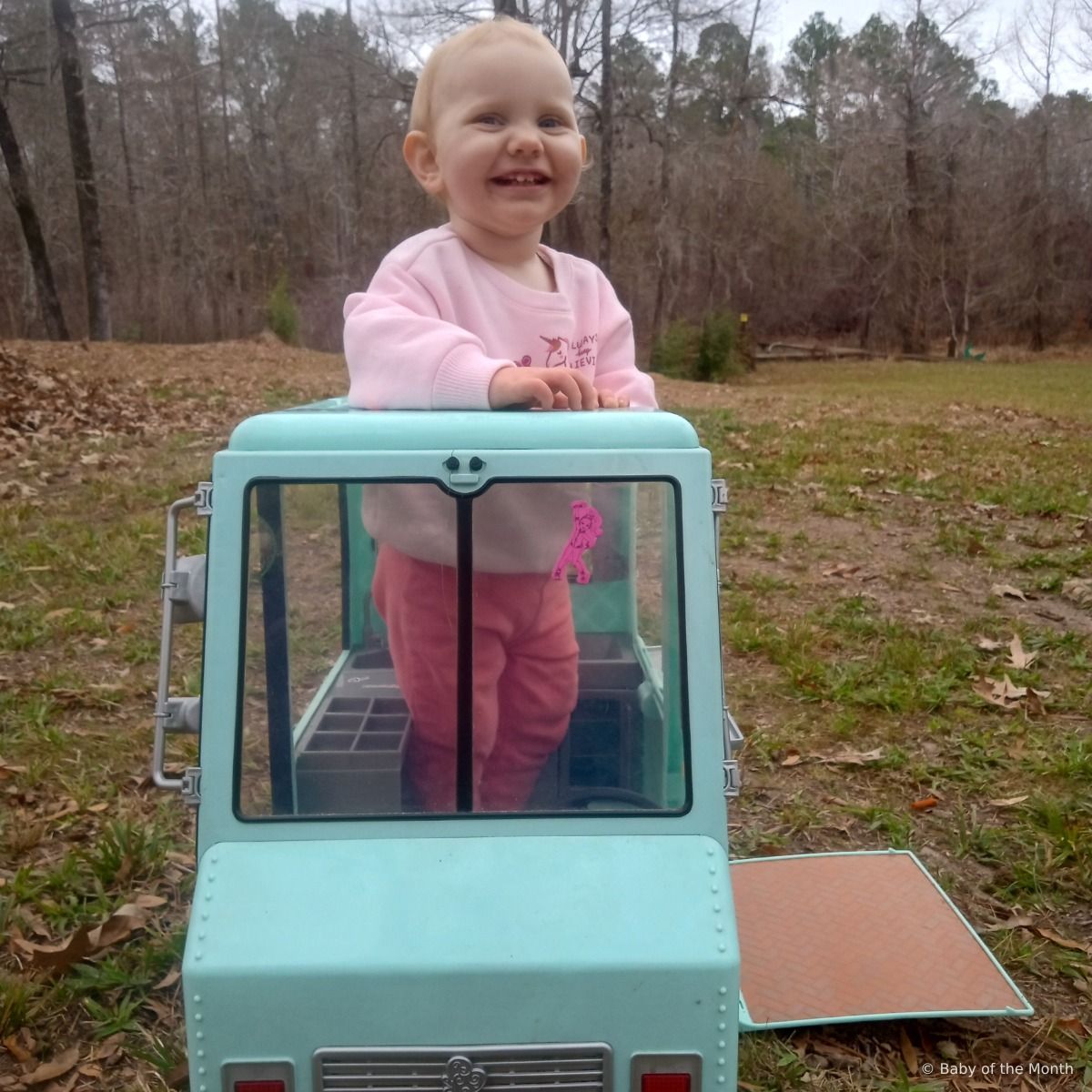 Aria - currently leading in Toddler division with 679 votes